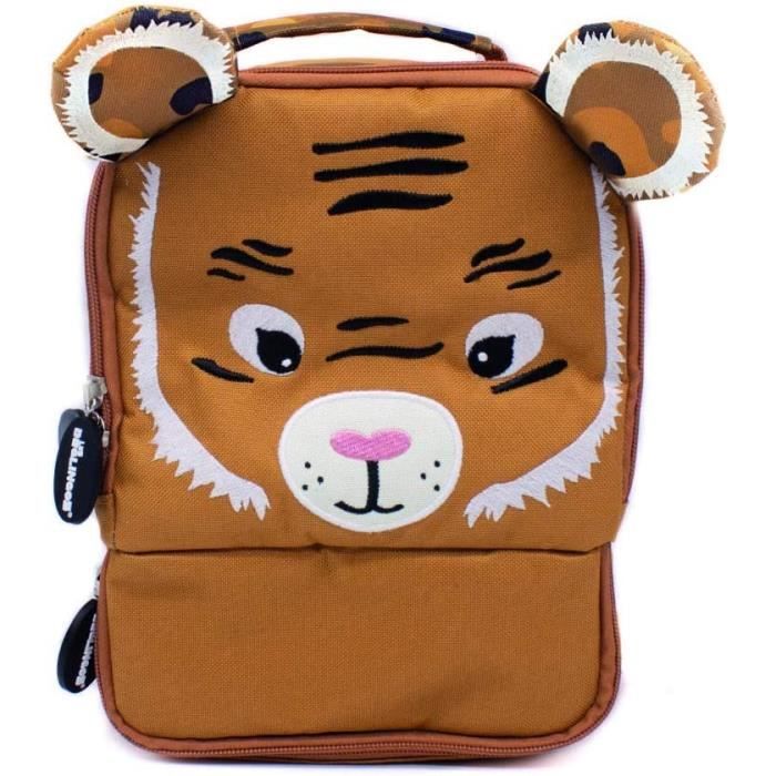 Les Deglingos Sac Isotherme Bebe Speculos Le Tigre Lunch Bag Enfant Bagage Repas Enfant Bandouliere Pique Nique Gouter30 Cdiscount Maison