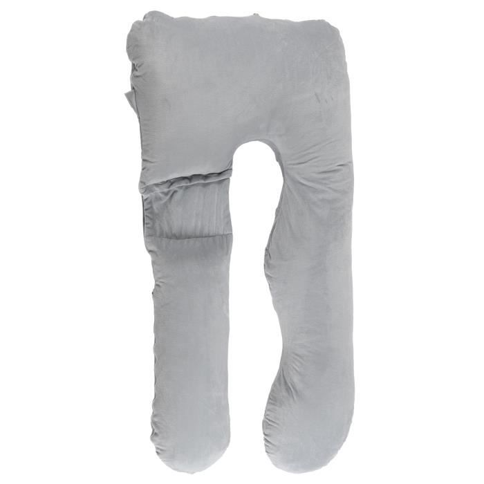 Coussin de maternité - SURENHAP - Coussin de maternité Coussin latéral de sommeil Coussin de grossesse avec housse en velours