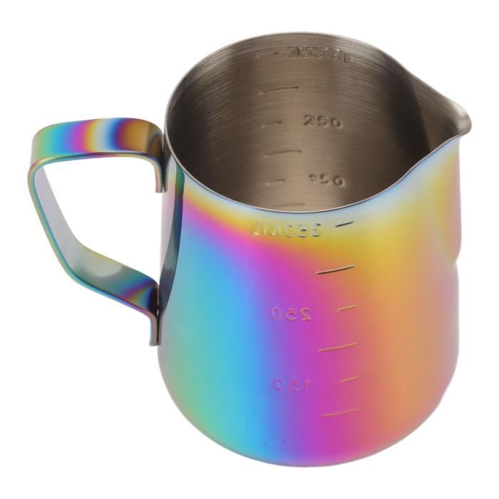 Pichet à Lait Inox 400 Ml Pour Latte Art - Bec Pointu, Acier Inoxydable 304, Professionnel