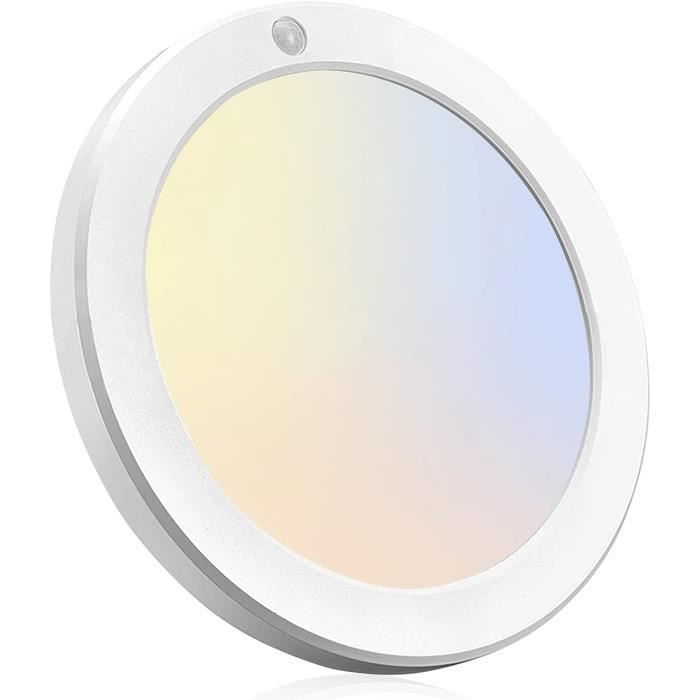 Plafonnier LED Avec Détecteur De Mouvement Radar 5.8G - 18W, 2450 Lumens, IP54, 4000K | Pour Salle De Bain, Garage, Couloir - 9