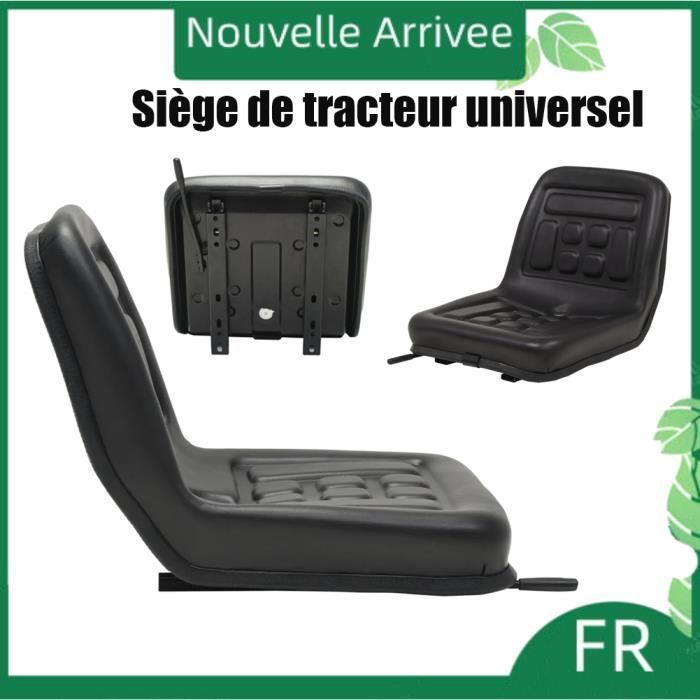 Siège De Tracteur Universel En PVC - Remplacement Siège Agricole, Confortable Et Résistant - 10