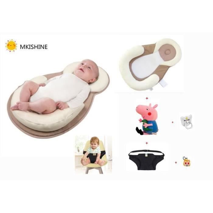 Cocon Bébé Meliboo - Réducteur De Lit Respirant - Nid D'Ange Portable 80x50 Cm - 100% Coton