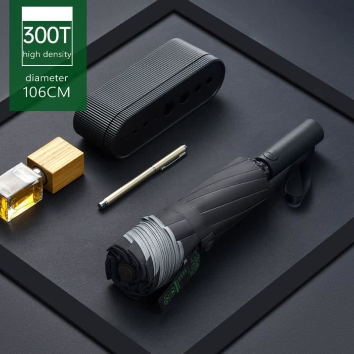 Parapluie Pliant Automatique Compact & Léger - Grande Canopée 2 Pers. - Résistant Au Vent - Garantie 2 Ans - 11