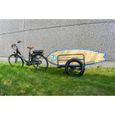 Remorque vélo spéciale plage - 9WS - Surf - Roue Fat Bike - Noir - Mixte-1