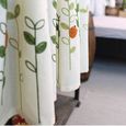 150*60cm Voilage Tissu Rideau Courte en Conton pour Petit Fenêtre Chambre Salon Cuisine-1