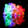 TD® guirlande multicolores lumineuse led boules interieur exterieur lampe anniversaire impermeable chambre enfant lanterne-1