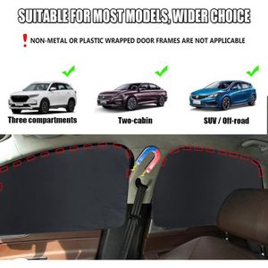 Pare-soleil Magnétique Pour Voiture Bébé - Double Couche, Facile à Installer, 2 Pièces