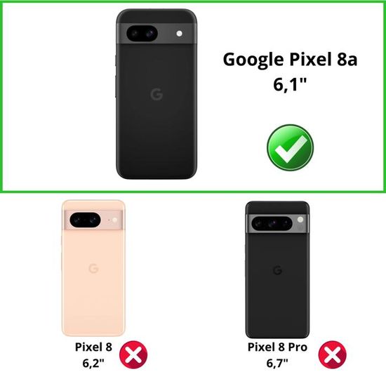 Coque TPU Kwmobile Pour Google Pixel 8a – Housse Souple Transparente