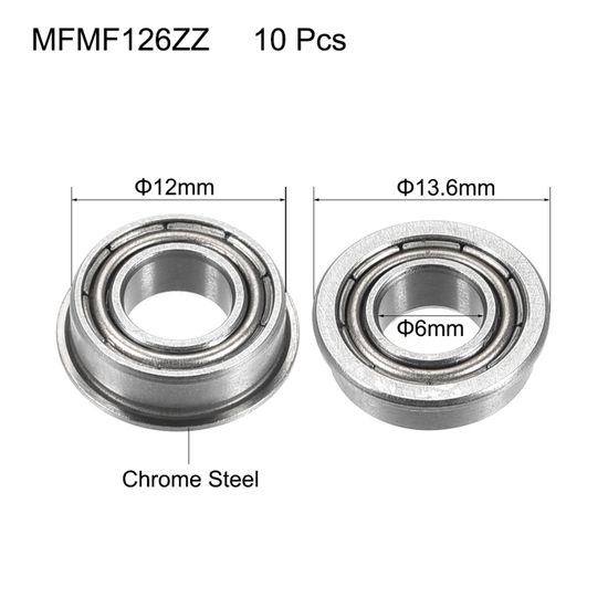 SOURCING MAP 6003-2RS Double Roulement à Bille En Acier