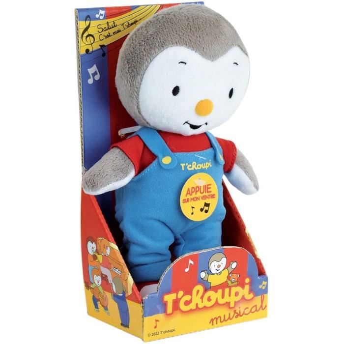 Jemini T'choupi peluche Tchoupi musical +/- 20cm - Cdiscount Jeux - Jouets