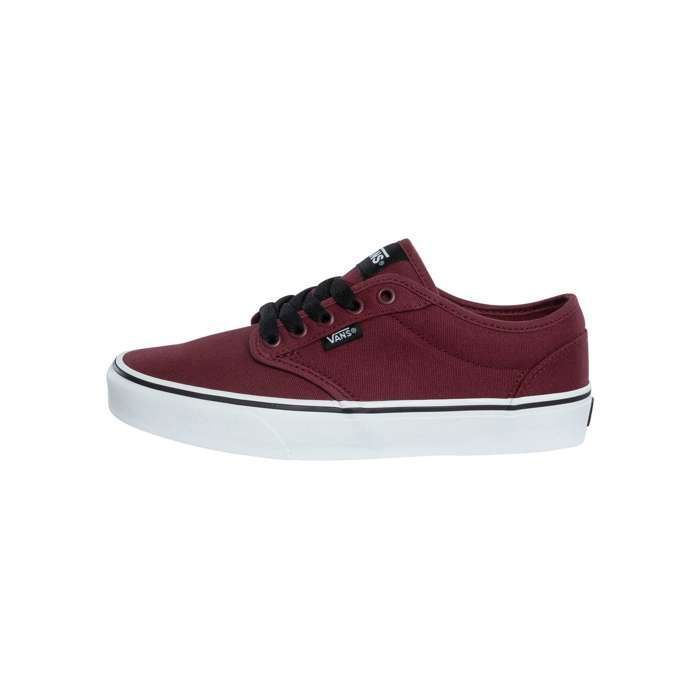 Chaussures Atwood Bordeaux Vans Mixte Textile Rouge