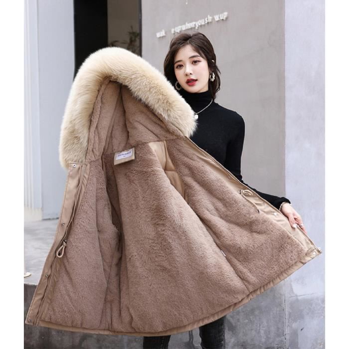 Doudoune fourrure interieur femme 2025
