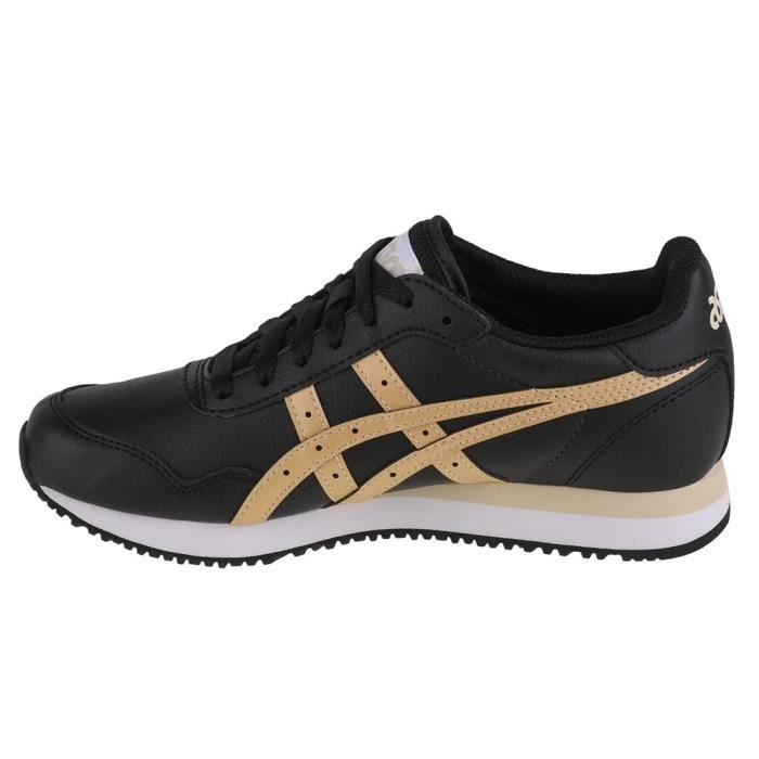 Chaussures ASICS Tiger Runner Noir Femme Adulte Noir Cdiscount