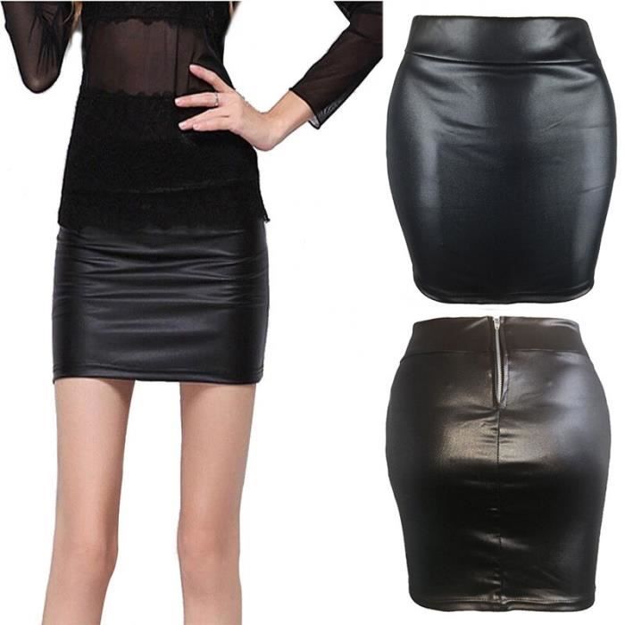 Jupe simili best sale cuir grande taille