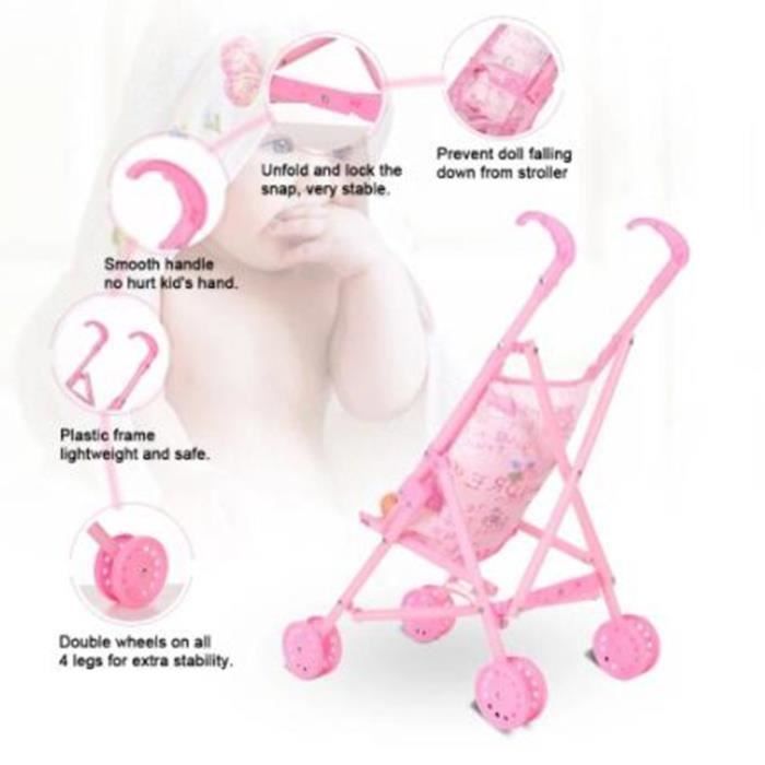 Poussette double barbie shop