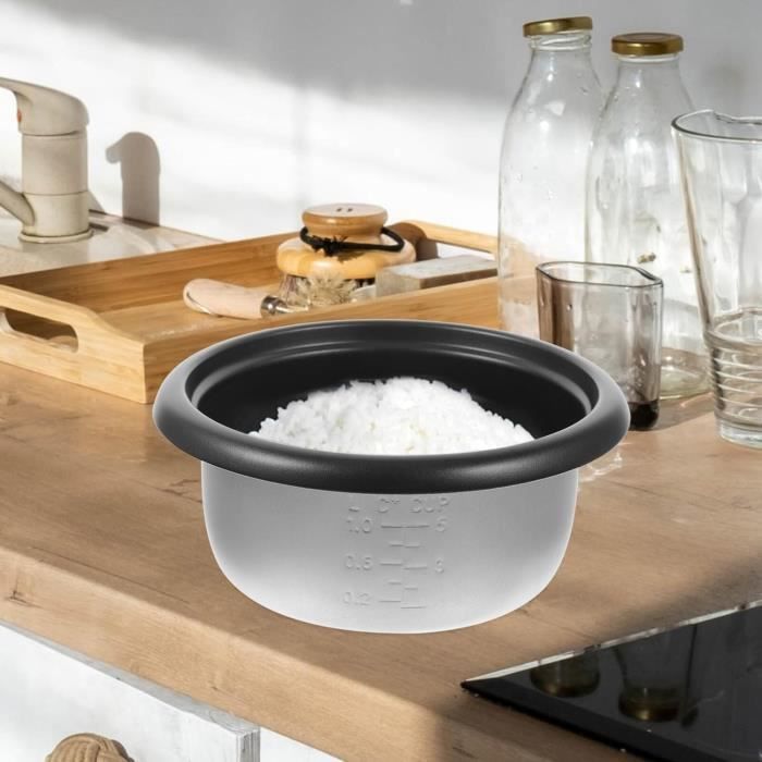 Doublure Cuiseur à Riz 3L En Acier Inoxydable - Pot Intérieur Anti-Adhésif Compatible Cuisinière Électrique