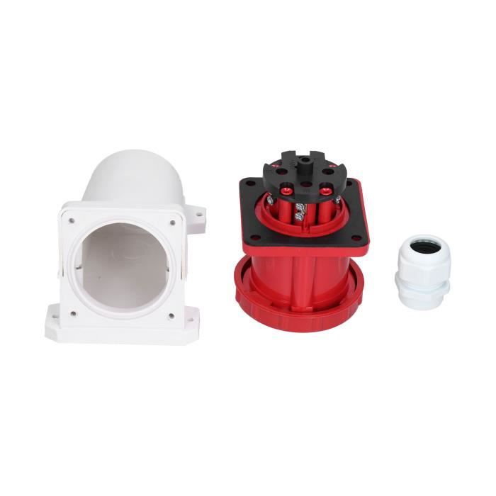 Connecteur Industriel étanche WEIPU WS20 4 Broches 25A - Prise Et Fiche Coudée, IP67, Soudure