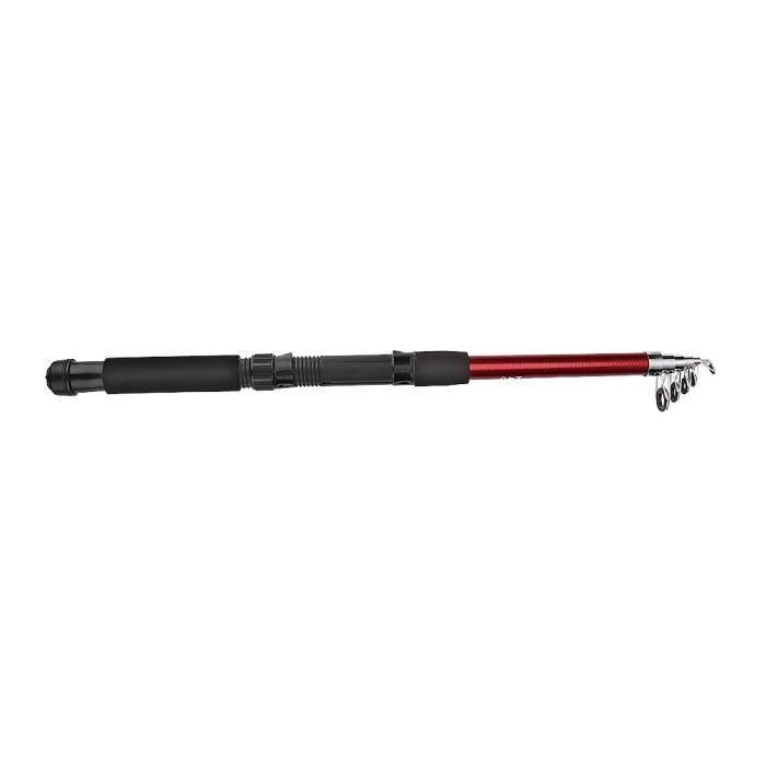 Canne à Pêche Télescopique Carbone Pour Truite Et Bar – Légère (79 à 128 G) De 1.5 M à 2.4 M