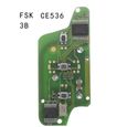 Taille -3b CE523 Circuit imprimé de clé à distance électronique à Ce0536, pour citroën C2 C4 C5 C6 Picasso 2008 et Peugeot 207 307-2