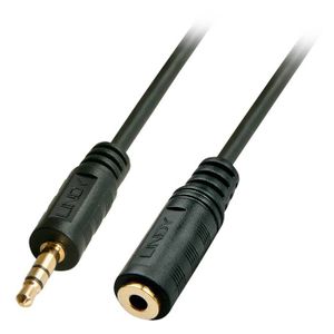 Câble Jack 3.5mm Mâle/Mâle 5m Noir - APM - 418016
