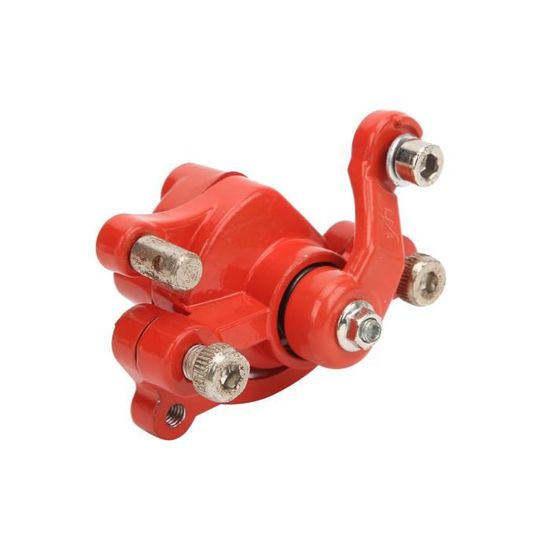2 Étriers Frein Disque Rouge - Pour Pocket Bike 47cc 49cc 2 Temps, Remplacement Avant/arrière
