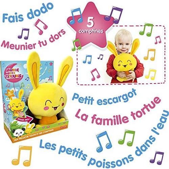 Ma peluche touni et ses comptines clearance