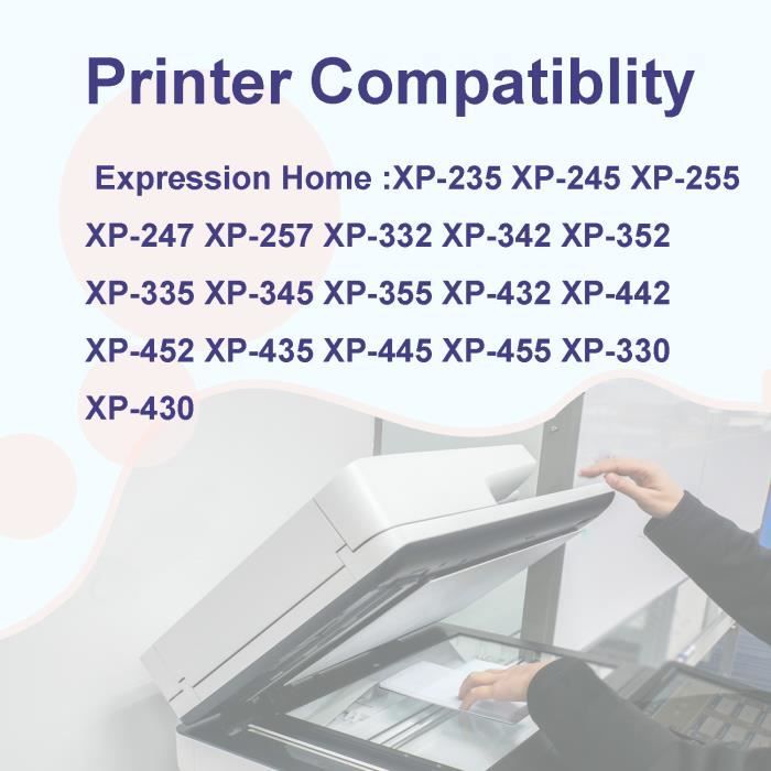 Cartouches encre Epson XP-445 XP445 Compatible Premium