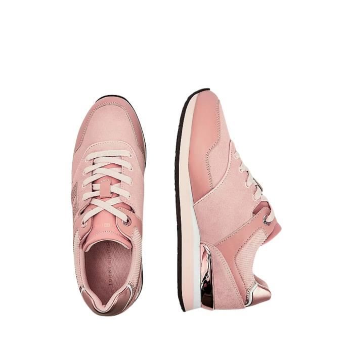 Basket tommy hilfiger femme rose hot sale