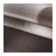 Tapis moderne poil court pour le salon avec un design abstrait vagues facile entretenir Couleur: Marron Taille: 80 x 300 cm-3