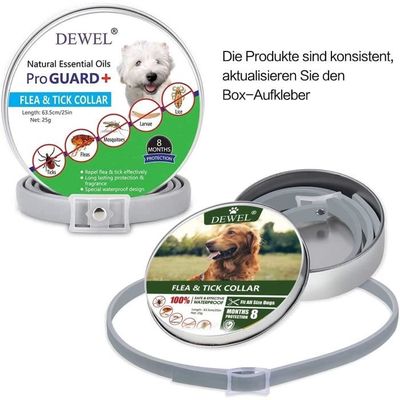 Collier anti puces et anti tiques pour chien 63 5 cm R glable