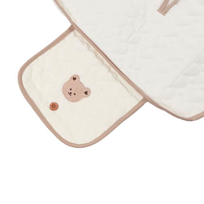 Matelas à Langer Portable Pour Bébé - Pliable, Imperméable, Facile à Nettoyer - Idéal Voyages Et Sorties