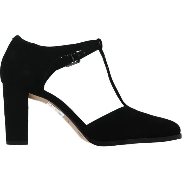 Escarpin Femme Clarks 130822 Noir Semelle int. Gomme 7 5 cm. talon Achat Vente Escarpin Femme Clarks 130822 Noir Semelle int. Gomme 7 5 cm. talon pas cher Cdiscount