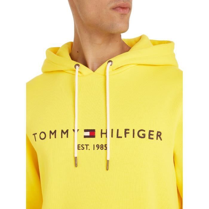 Tommy hilfiger sweat jaune sales