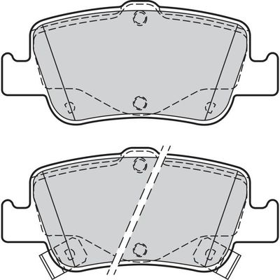Plaquettes De Frein Avant VALEO First 302158 - Jeu De 4 Avec Accessoires