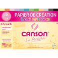 CANSON Pochette papier de création 12 feuilles A4 - 150 g - Couleurs vives-0
