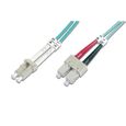 Câble Fibre Optique Duplex 50/125 OM3 SC LC Aqua 1 m-0