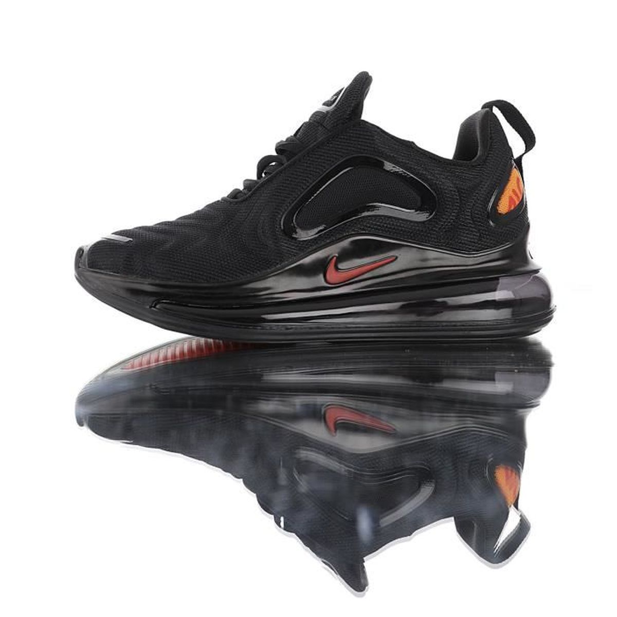 nike air max 720 black red