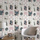 SUPERFRESCO EASY Papier peint intissé Cadres Maddy - Or, Rose - 1005 x 52cm
