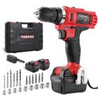 Perceuse-visseuse sans fil TEENO 21V - 2 batteries Lithium-Ion - 2 vitesses - 22 accessoires