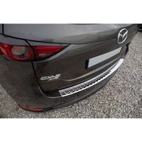 Adapté protection de seuil de coffre pour Mazda CX-5 II année 2017- [Argent brillant]