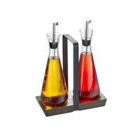 Gefu - Set de bouteilles à huile et vinaigre X-PLOSION - Noir