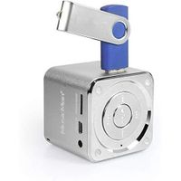 Technaxx Mini Musicman Soundstation Haut parleur portable pour Lecteur mp3/iPod/iPhone Argent