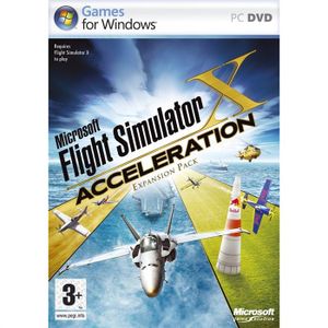 JEU PC FLIGHT SIMULATOR X ACCELERATION (EXPANSION PACK) /