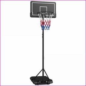 SPORTNOW Panier De Basket Mural Panier Basket Avec Panneau Incassable Cerceau En Acier Et Filet Indechirable 110l X~1q2lpv6e1jo01