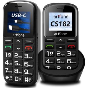 SMARTPHONE artfone Telephone Senior 1.8'' avec Grandes Touche