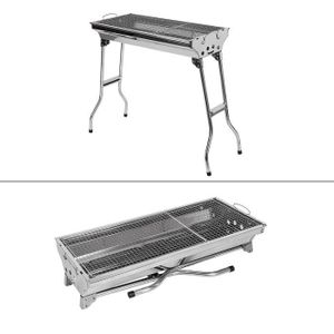 HAIK Mini Barbecue Pliant en Acier Inoxydable Panier Portable BBQ Grill Panier Grate L/ég/ère Durable
