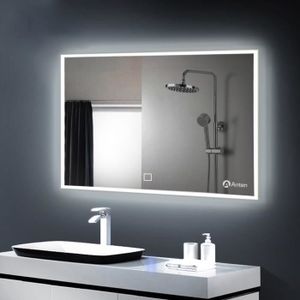 Beau Miroir Salle De Bain Lumineux LED Interrupteur Accessoires Pour Miroir L61