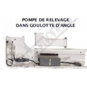 GOULOTTE - CACHE FIL POMPE AP01 10L/H DANS GOULOTTE D`ANGLE DIAM 80 Pom
