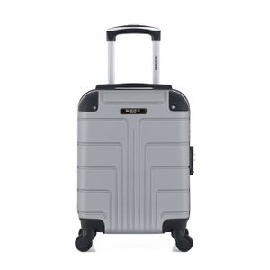 Valise Cabine Bordlite Grise – 4 Roues – Légère – Souple – Ensemble De Voyage