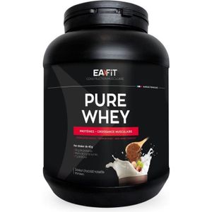 PROTÉINE EAFIT Pure Whey - Croissance musculaire - Protéines de whey - Assimilation rapide - Chocolat 750g